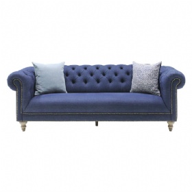 Large Sofa, Modern 3 Seater Couch Furniture, Three-seat Sofa Classic Tufted Chesterfield Settee Sofa Tufted Back for Living Room